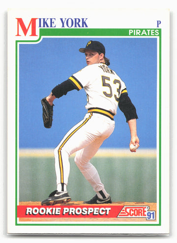 1991 Score #738 Mike York