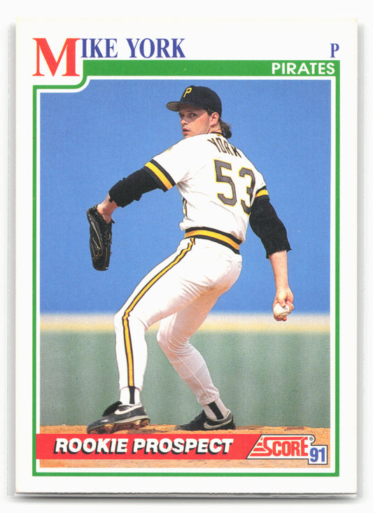 1991 Score #738 Mike York