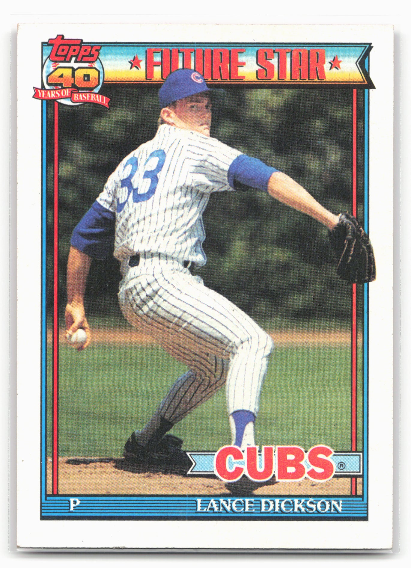 1991 Topps #114 Lance Dickson