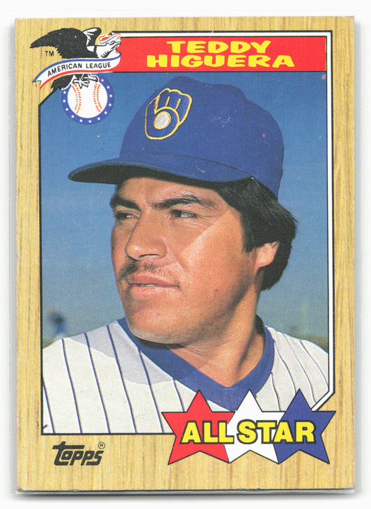 1987 Topps #615 Teddy Higuera