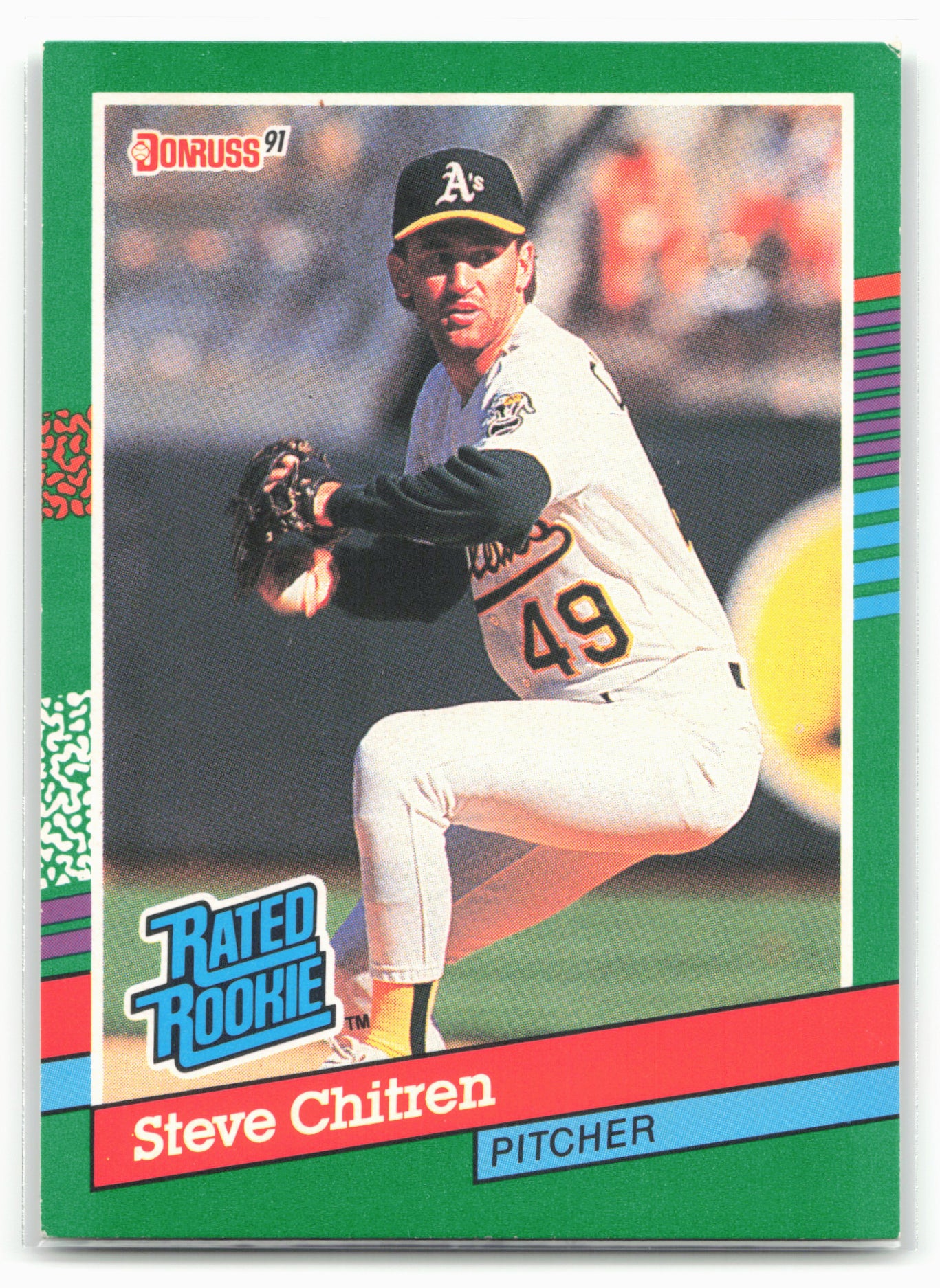 1991 Donruss #431 Steve Chitren