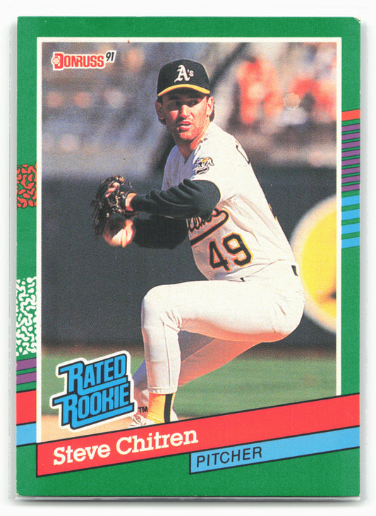 1991 Donruss #431 Steve Chitren