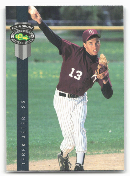 1992 Classic Four Sport #231 Derek Jeter