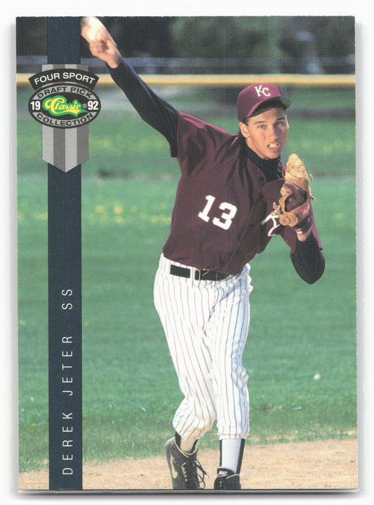 1992 Classic Four Sport #231 Derek Jeter