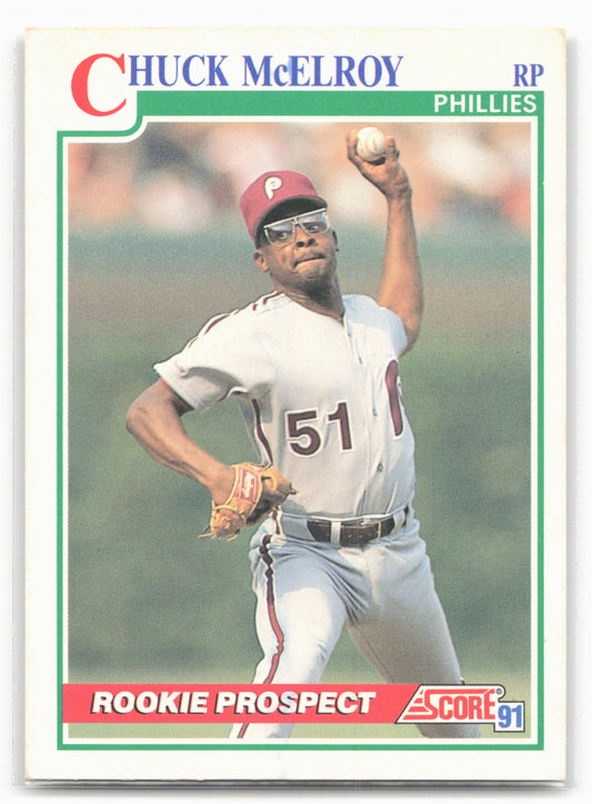 1991 Score #374 Chuck McElroy