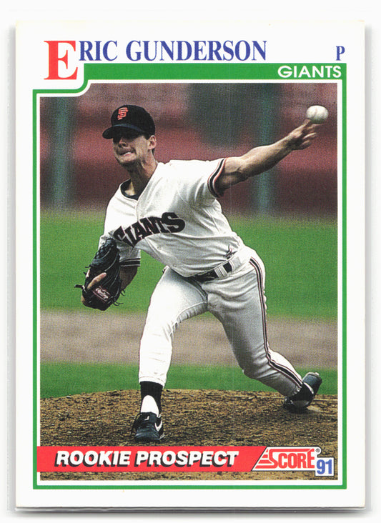 1991 Score #744 Eric Gunderson
