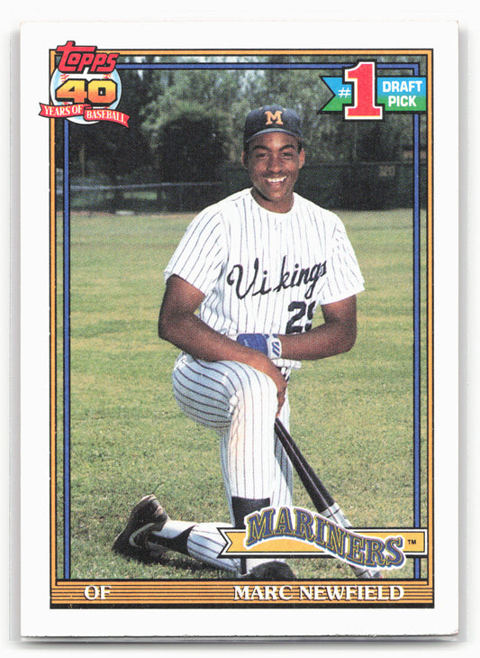 1991 Topps #529 Marc Newfield