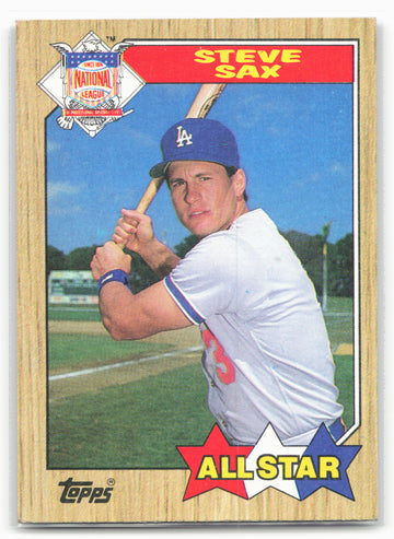 1987 Topps #596 Steve Sax