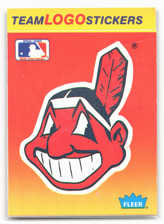 1991 Fleer #NNO Cleveland Indians Team Logo Stickers