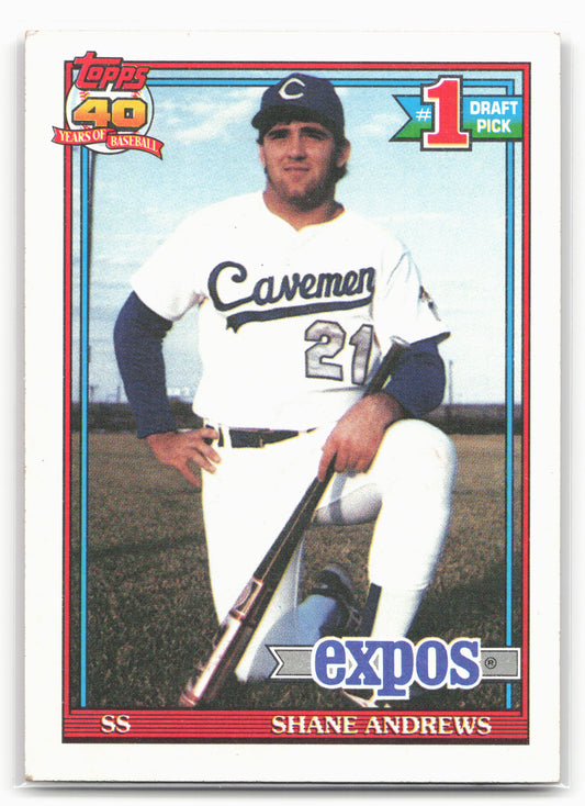 1991 Topps #74 Shane Andrews