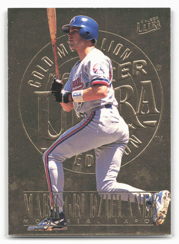 1996 Ultra #504 Mark Grudzielanek Gold Medallion