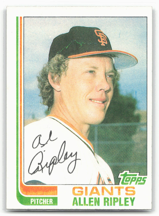 1982 Topps #529 Allen Ripley