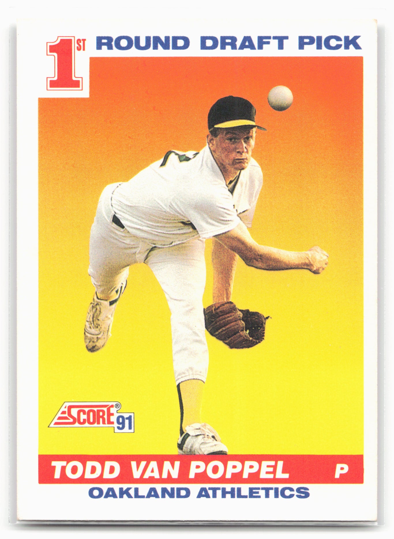 1991 Score #389 Todd Van Poppel