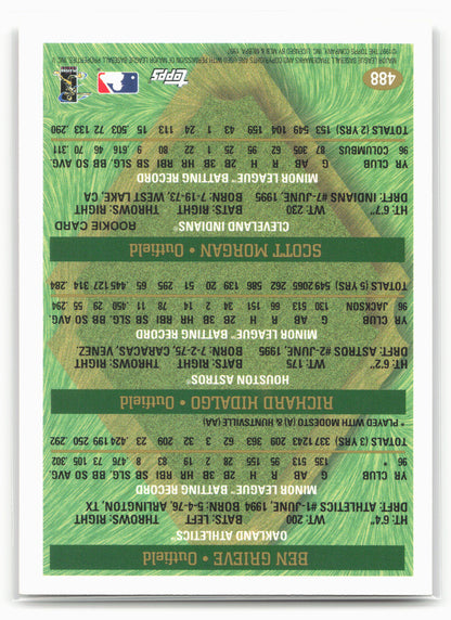1997 Topps #488 Ben Grieve / Richard Hidalgo / Scott Morgan PROS