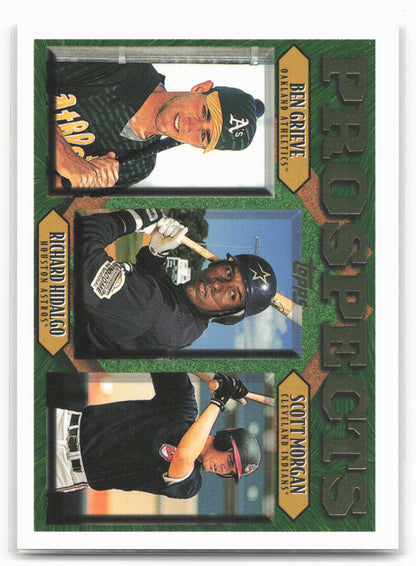 1997 Topps #488 Ben Grieve / Richard Hidalgo / Scott Morgan PROS