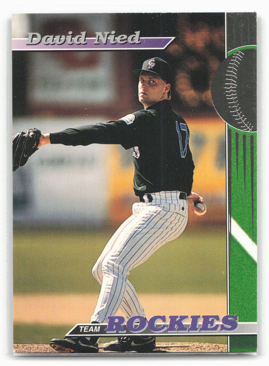 1993 Stadium Club Colorado Rockies #1 David Nied