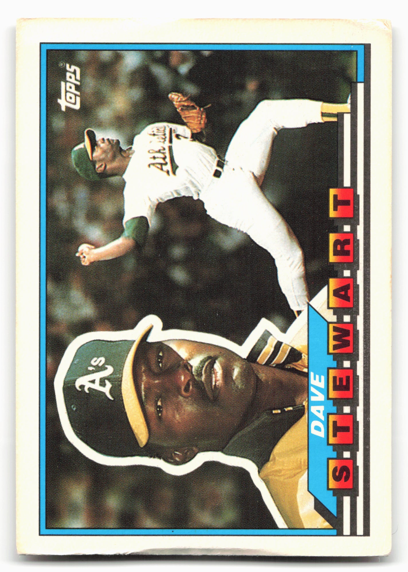 1989 Topps Big #101 Dave Stewart