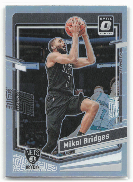 2023-24 Donruss Optic #199 Mikal Bridges Holo