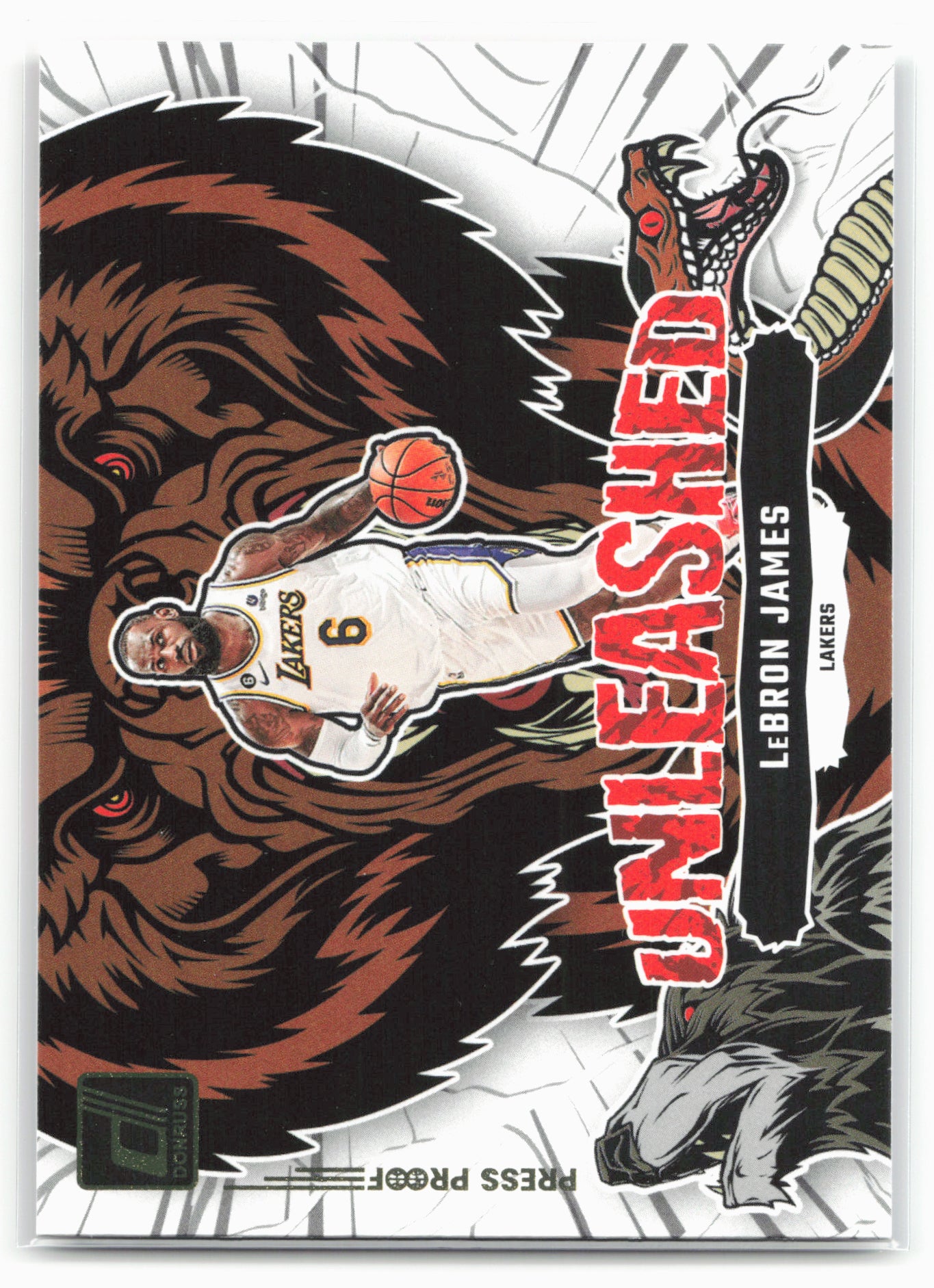 2023-24 Donruss #1 LeBron James Unleashed Press Proof