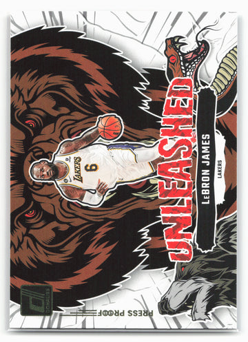 
2023-24 Donruss #1 LeBron James Unleashed Press Proof
