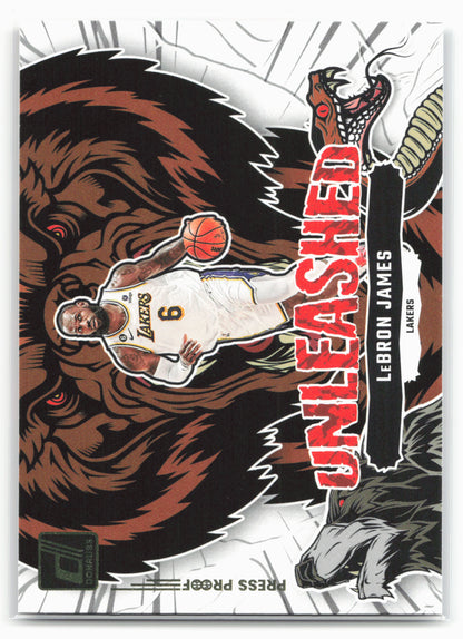 2023-24 Donruss #1 LeBron James Unleashed Press Proof