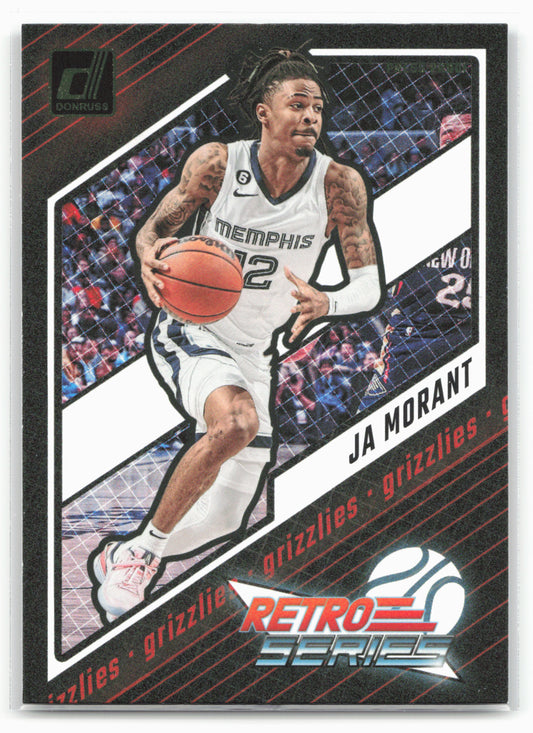 2023-24 Donruss #16 Ja Morant Retro Series Press Proof