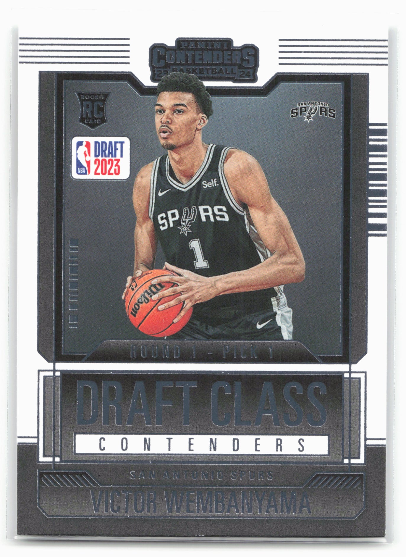 2023-24 Panini Contenders #9 Victor Wembanyama 2023 Draft Class Contenders