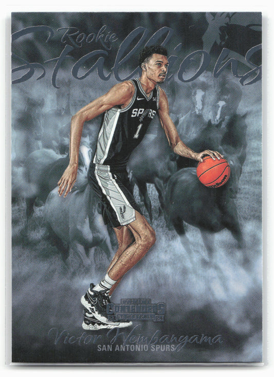 2023-24 Panini Contenders #21 Victor Wembanyama Rookie Stallions