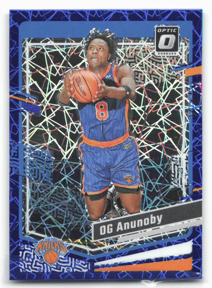 2023-24 Donruss Optic #191 OG Anunoby Blue Velocity