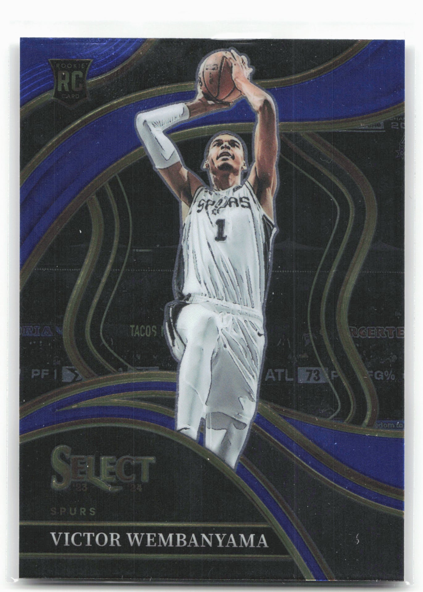 2023-24 Panini Select #288 Victor Wembanyama Blue (Retail Base)