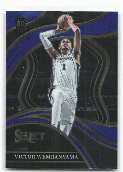 2023-24 Panini Select #288 Victor Wembanyama Blue (Retail Base)