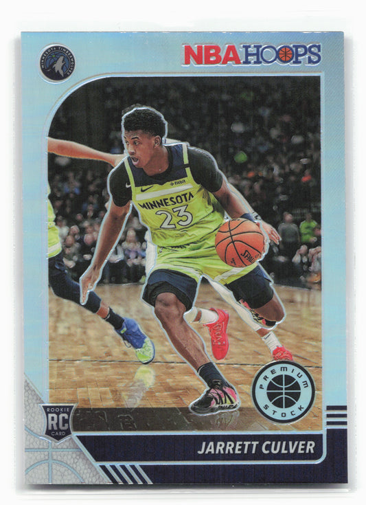 2019-20 Hoops Premium Stock #203 Jarrett Culver Prizms Silver