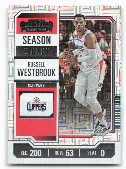 2023-24 Panini Contenders #86 Russell Westbrook