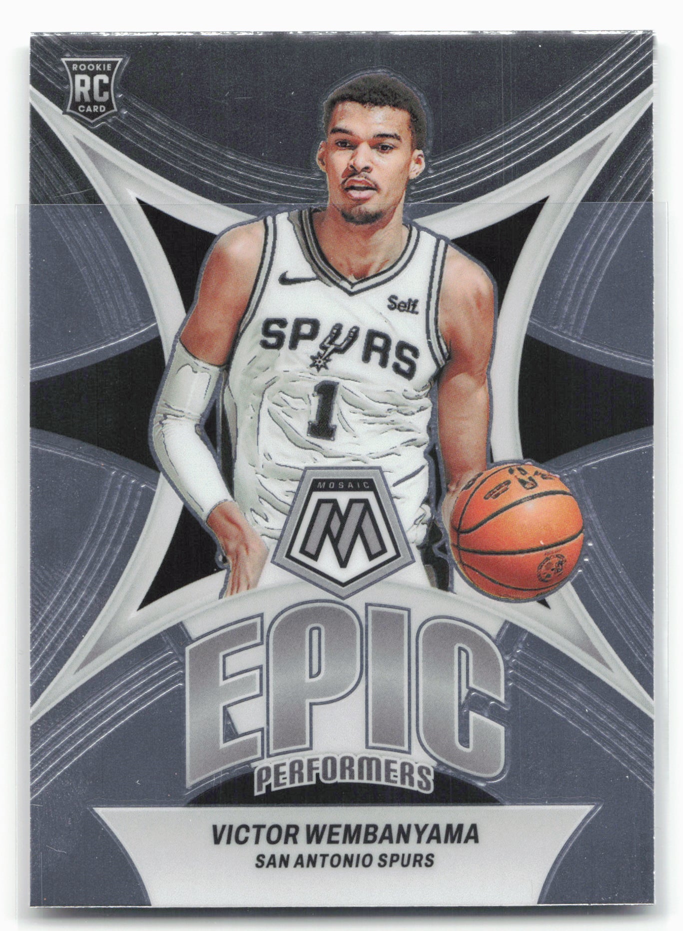 2023-24 Panini Mosaic #12 Victor Wembanyama Epic Performers