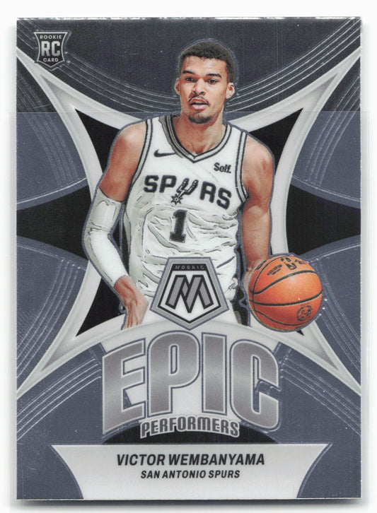 2023-24 Panini Mosaic #12 Victor Wembanyama Epic Performers
