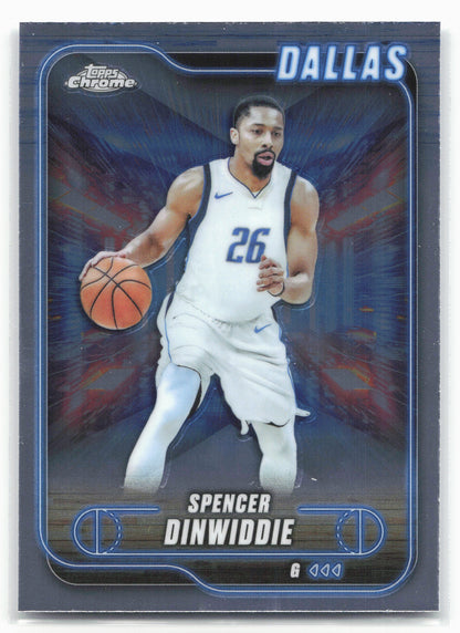 2024-25 Topps Chrome #175 Spencer Dinwiddie