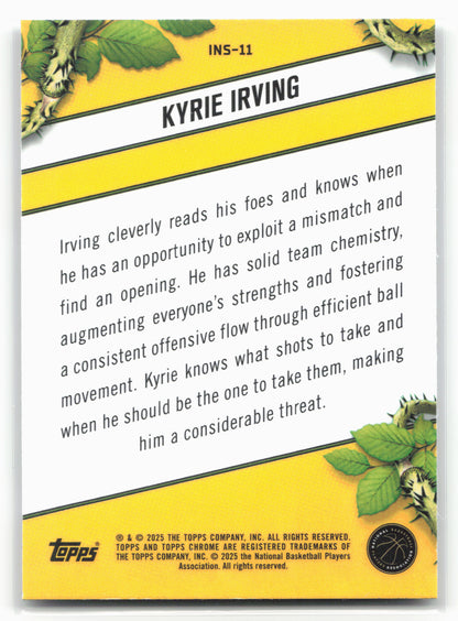2024-25 Topps Chrome #INS-11 Kyrie Irving Instinct