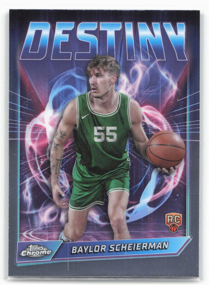 2024-25 Topps Chrome #D-22 Baylor Scheierman Destiny