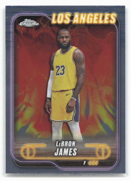 2024-25 Topps Chrome #22 LeBron James