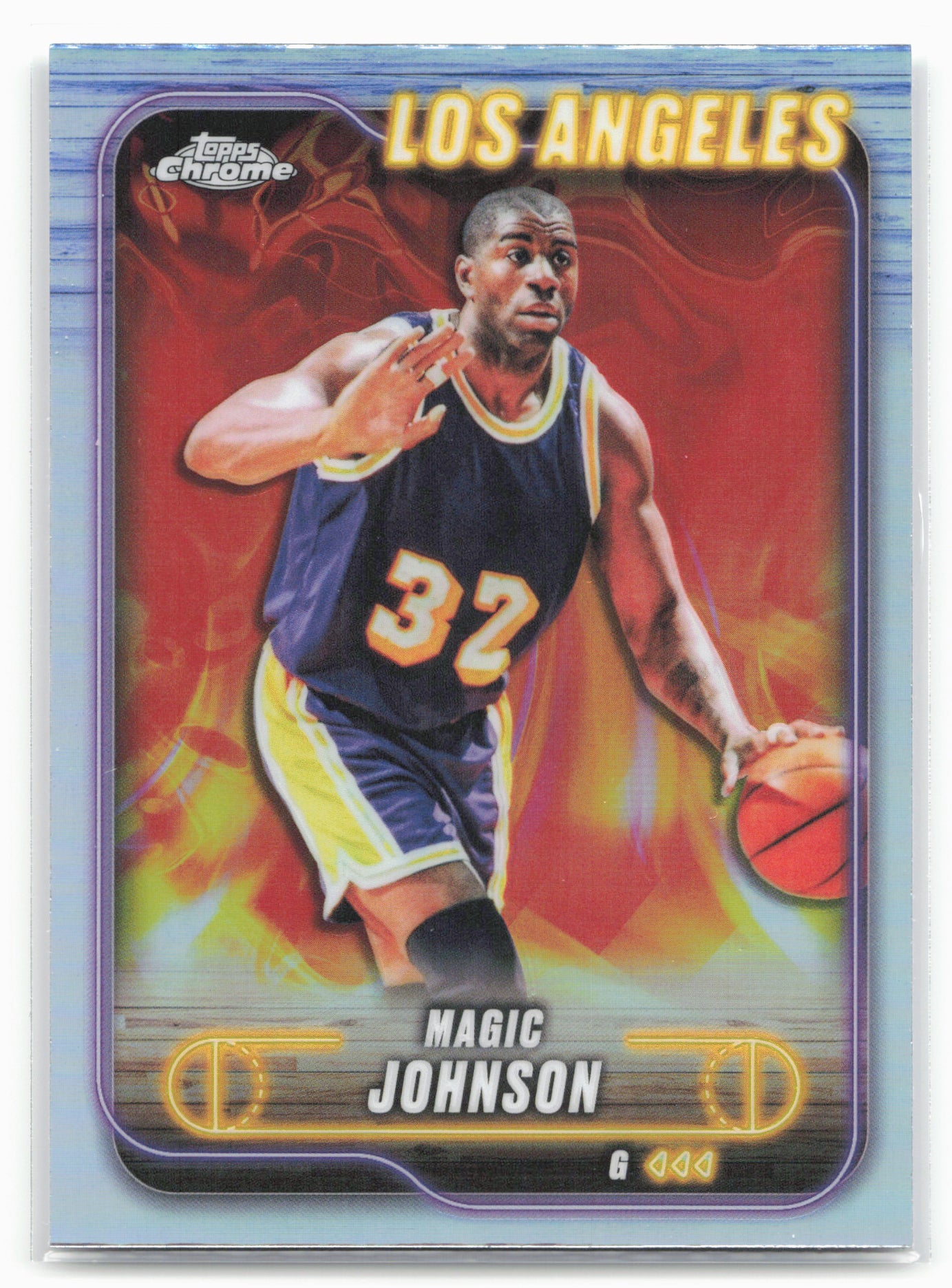 2024-25 Topps Chrome #59 Magic Johnson Refractor