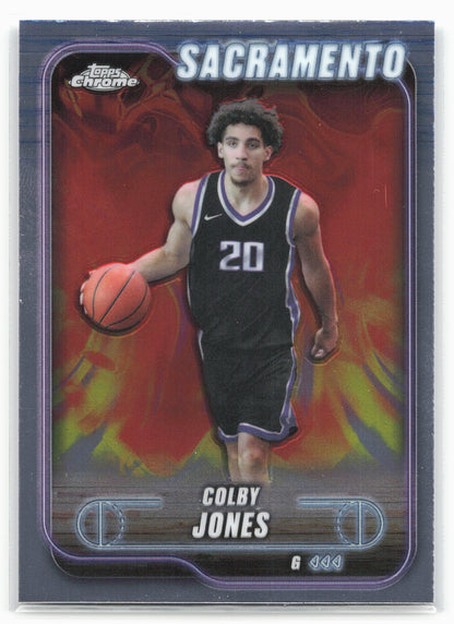 2024-25 Topps Chrome #192 Colby Jones