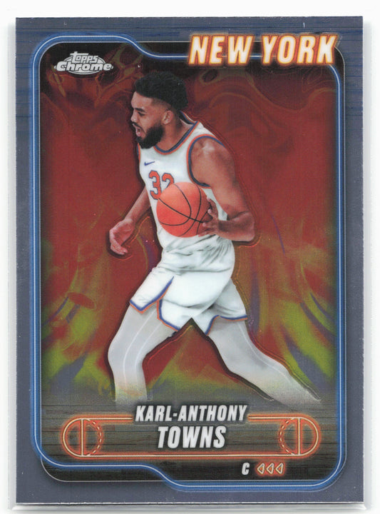 2024-25 Topps Chrome #52 Karl-Anthony Towns