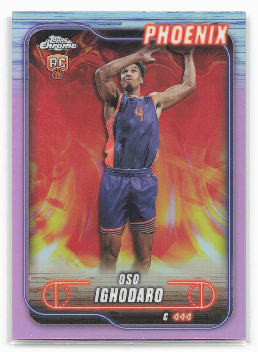2024-25 Topps Chrome #184 Oso Ighodaro Pink Refractor
