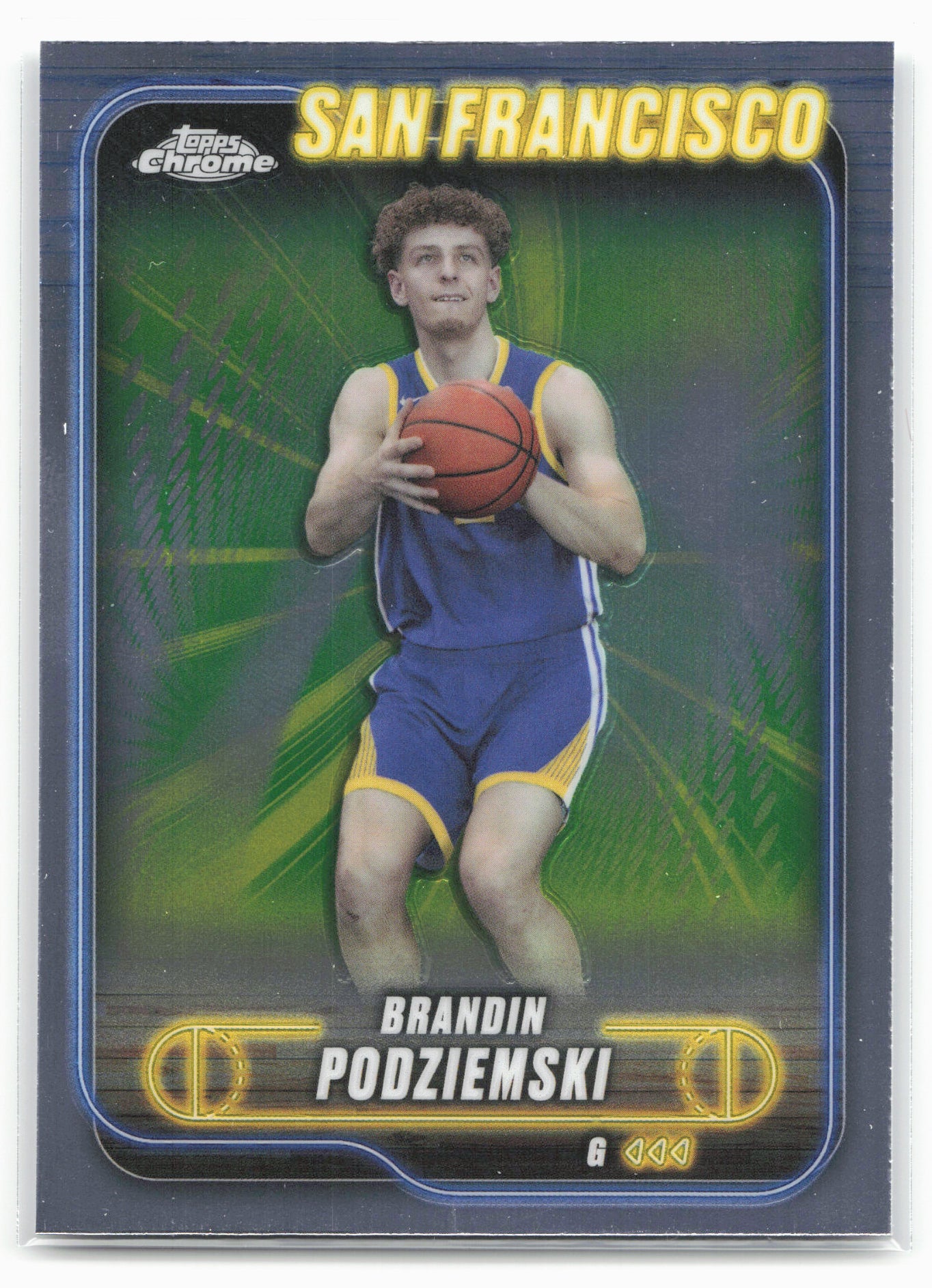 2024-25 Topps Chrome #7 Brandin Podziemski