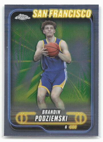 
2024-25 Topps Chrome #7 Brandin Podziemski