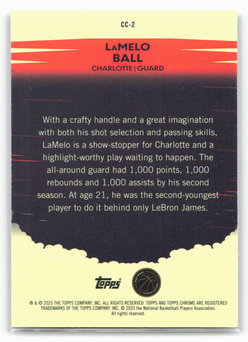 
2024-25 Topps Chrome #CC-2 LaMelo Ball Countdown Complete