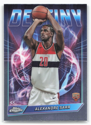 
2024-25 Topps Chrome #D-2 Alexandre Sarr Destiny