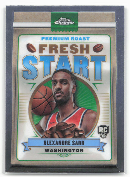 2024-25 Topps Chrome #FS-2 Alexandre Sarr Fresh Start
