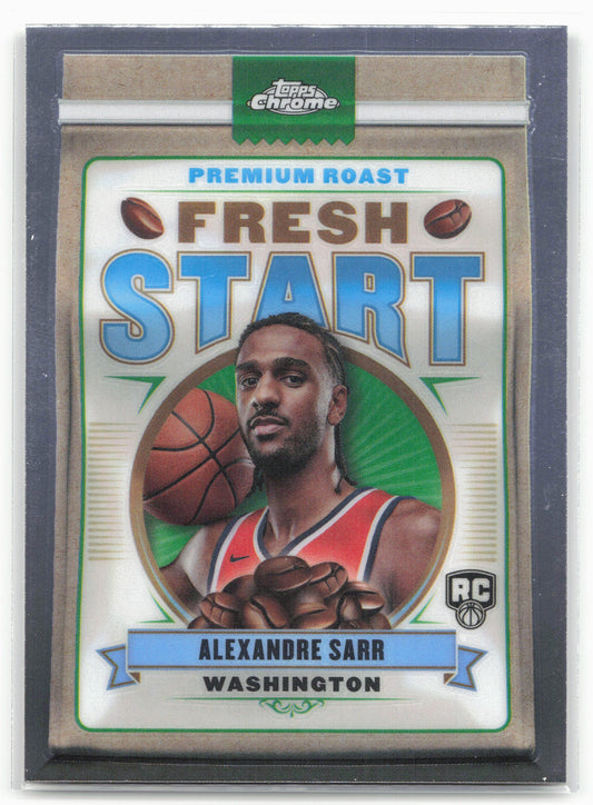 2024-25 Topps Chrome #FS-2 Alexandre Sarr Fresh Start