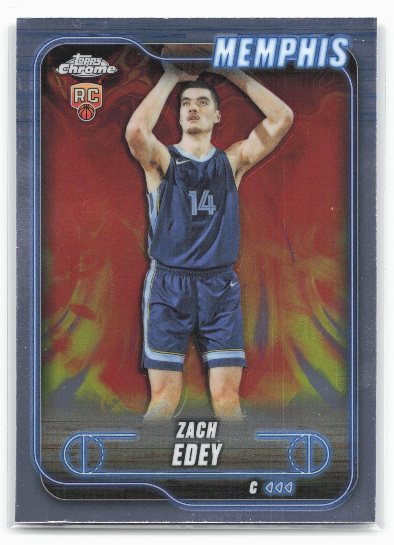 2024-25 Topps Chrome #152 Zach Edey